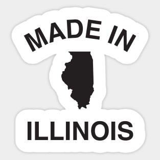 Made in Illinois Sticker